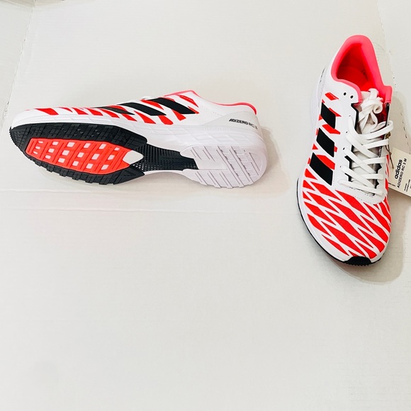 Adidas Adizero RC 3 Tokyo running shoes solar red white FY4084 NWOB Size 12 Men - Picture 7 of 9